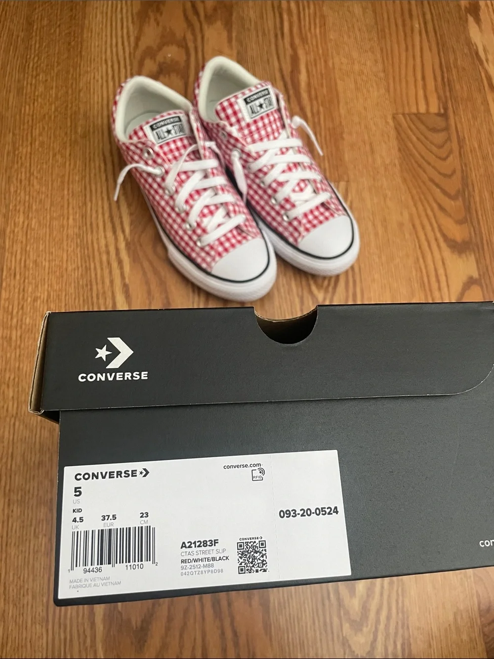 Gingham Converse
